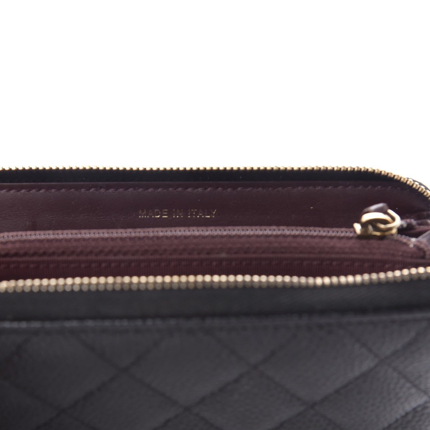 Chanel Caviar Quilted Medium Zip Around Wallet Black 7 of 10