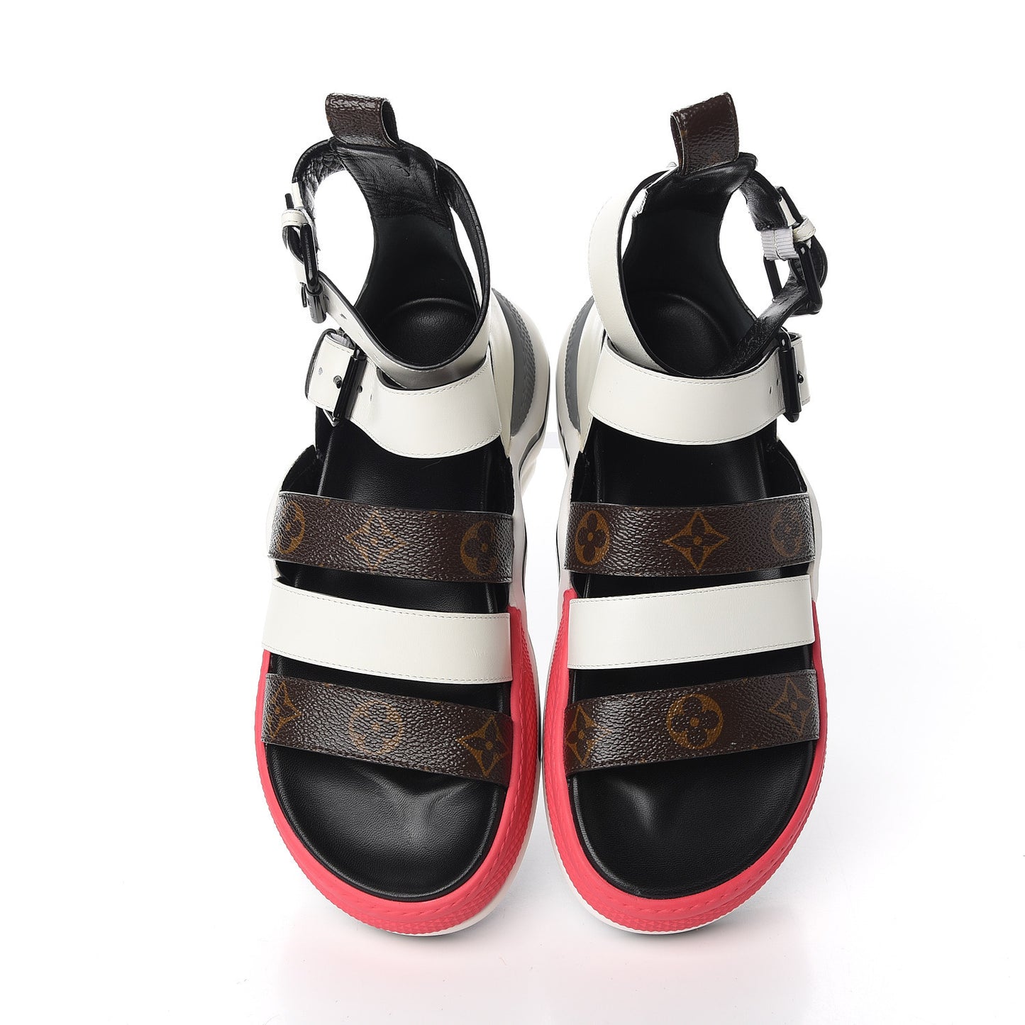 Patent Monogram LV Archlight Sandal 36.5 White