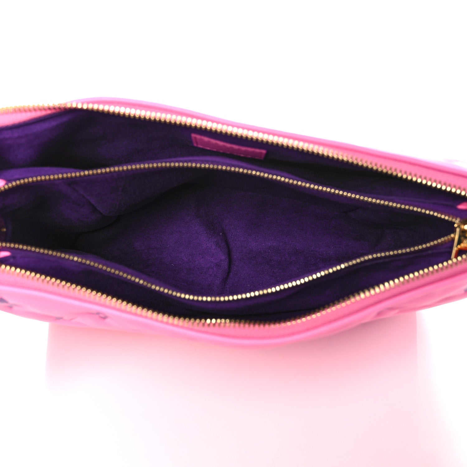Louis Vuitton Lambskin Embossed Monogram Vuittamins Coussin PM Rose Violet 5 of 8