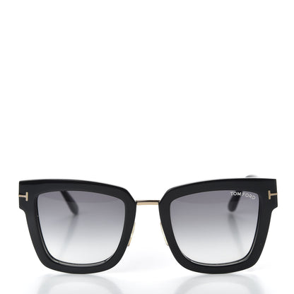 Tom Ford Acetate Lara Sunglasses TF573 Black 2 of 8