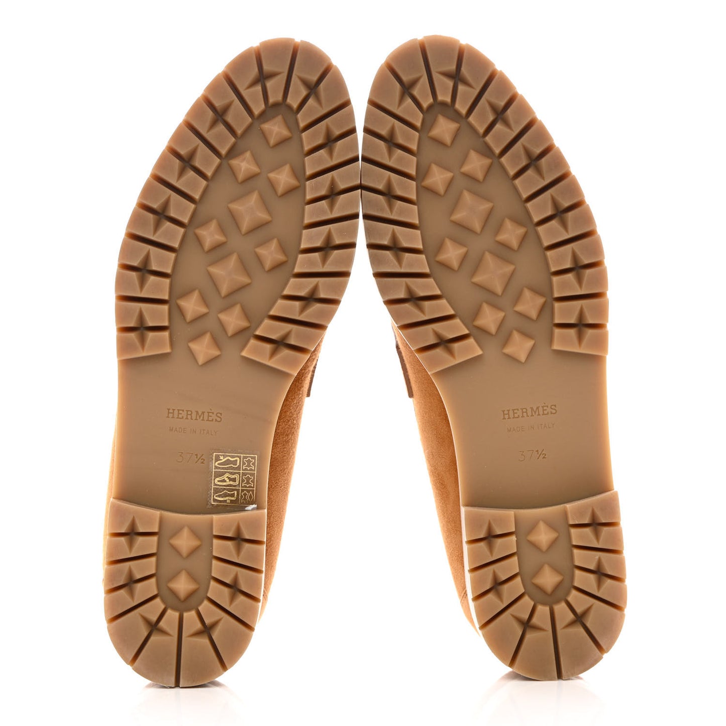 Suede Goatskin Faubourg Loafers 37.5 Naturel