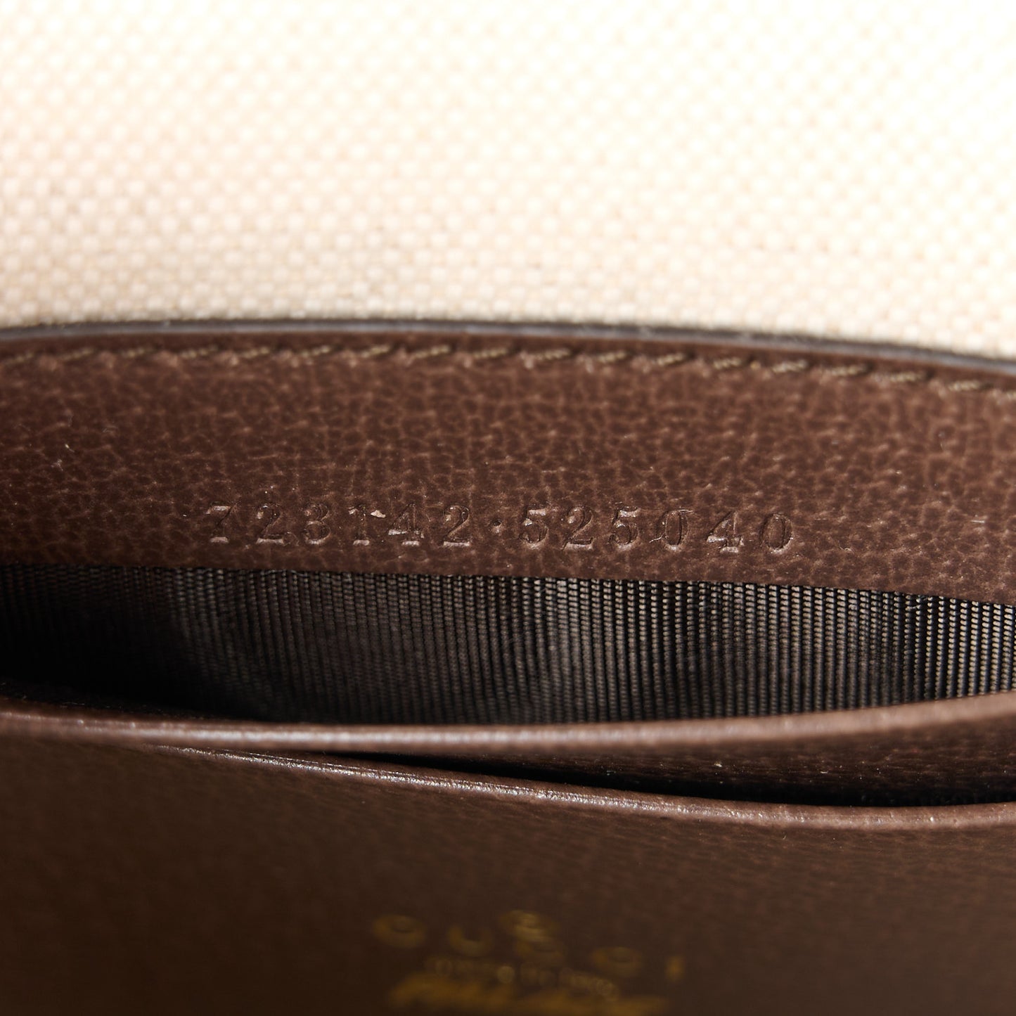 X PALACE GG P Canvas Monogram Web Flap Messenger Brown