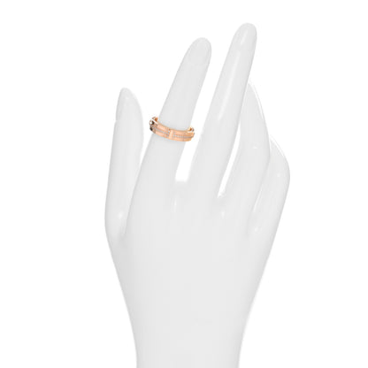 Tiffany 18K Rose Gold Diamond Narrow T Two Ring 52 6 2 of 5