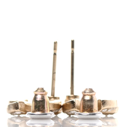 Chanel Crystal CC Earrings Gold 3 of 4