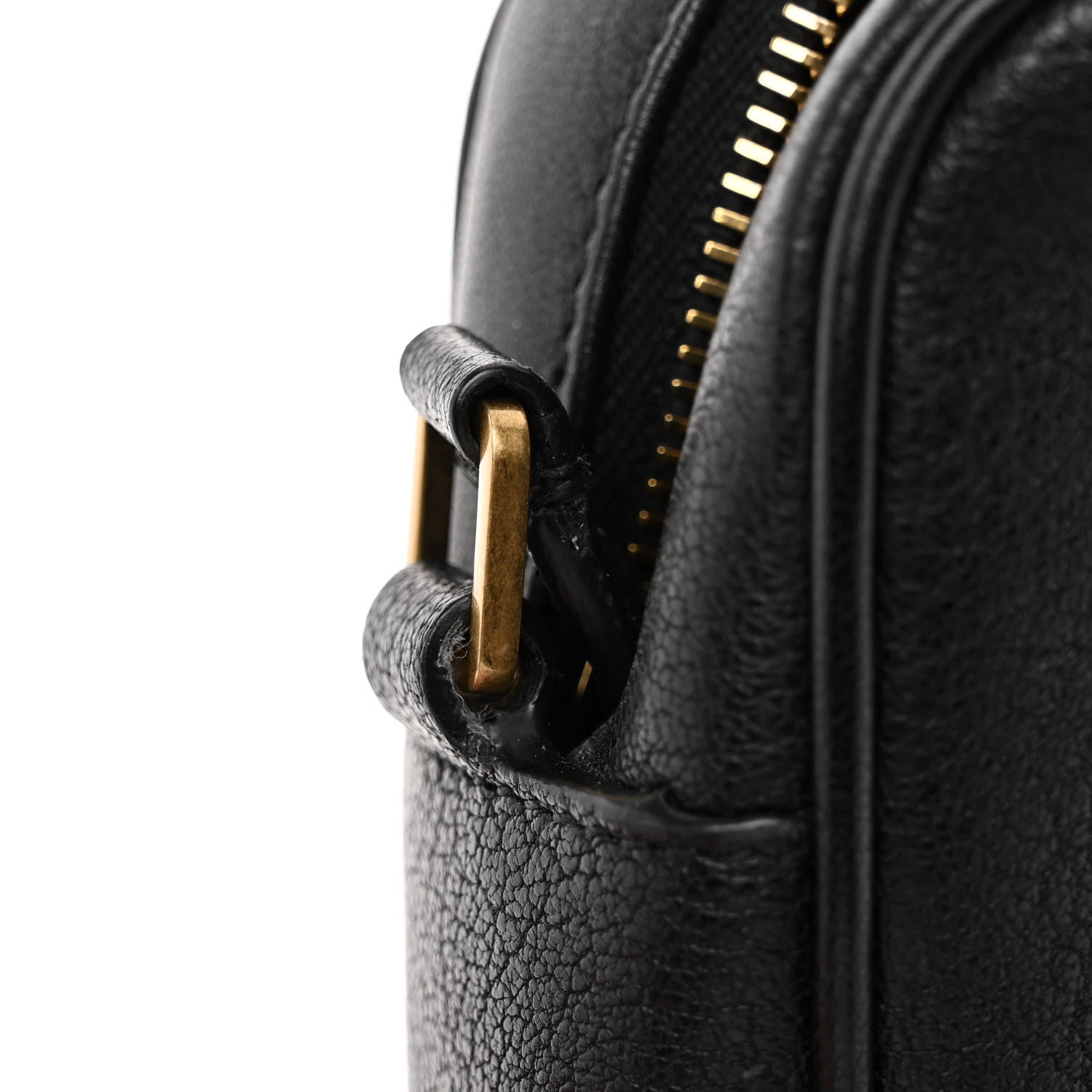 Saint Laurent Grained Lambskin Monogram Lou Camera Bag Black 10 of 14