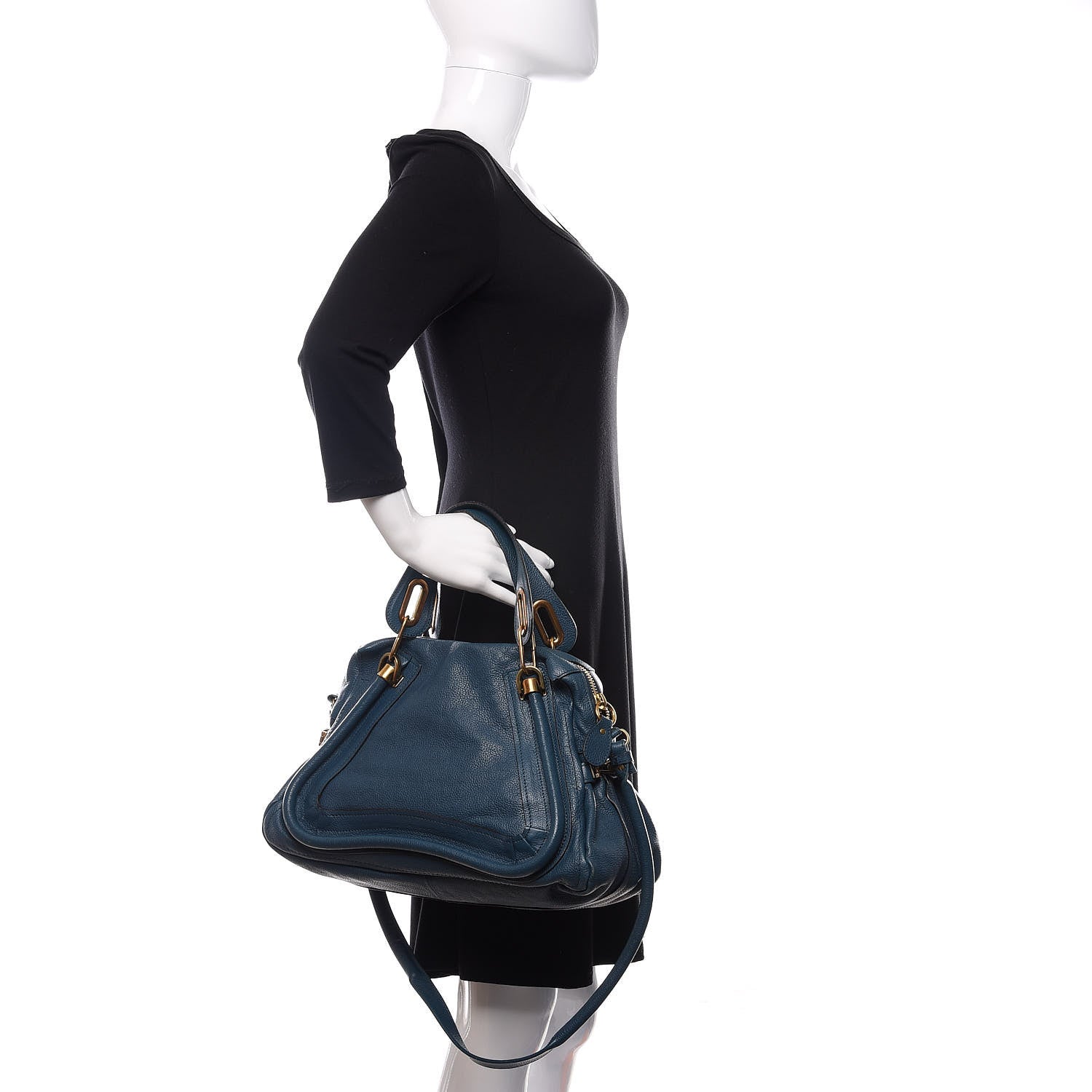 Chloe Calfskin Medium Paraty Scuba Blue 3 of 16
