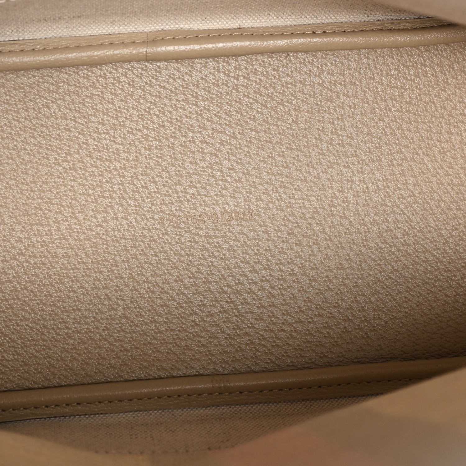 Gucci GG Supreme Monogram Textured Dollar Calfskin Web Small Ophidia Tote Beige Mystic White Oatmeal 7 of 10