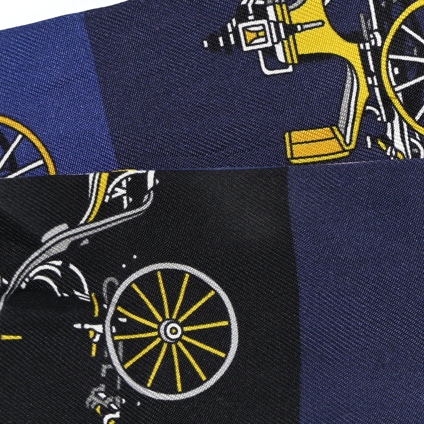Silk Les Voitures Exquises Twilly Marine Gris Gold