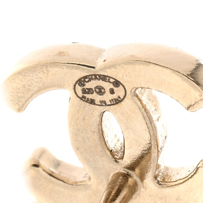 Chanel Crystal CC Sergeant Chanel Earrings Gold 3 of 5