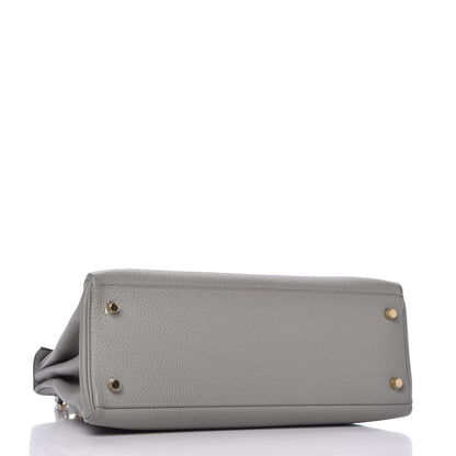 Hermes Togo Kelly Retourne 32 Gris Mouette 4 of 10
