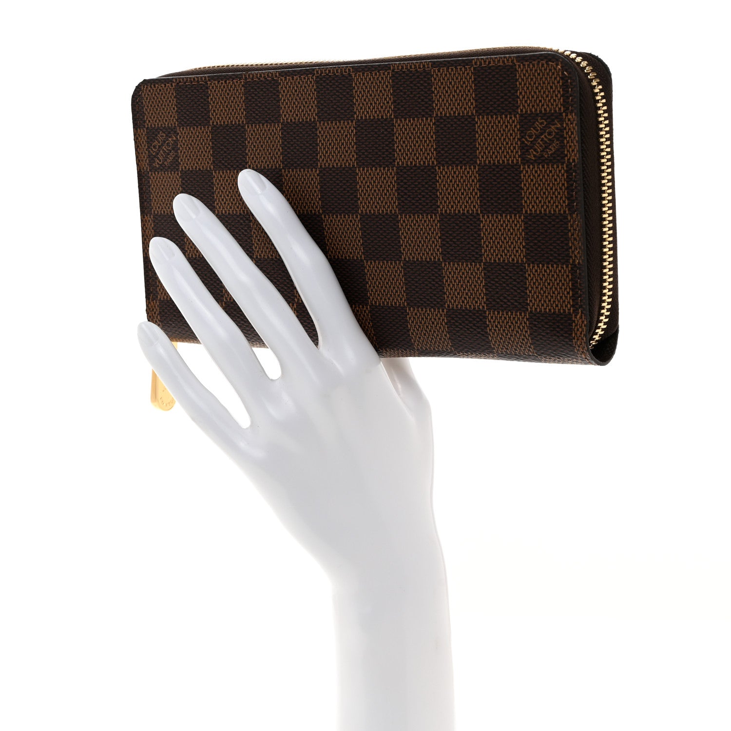 Louis Vuitton Damier Ebene Zippy Wallet 2 of 6