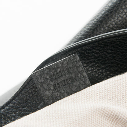 Gucci Pebbled Calfskin Medium Soho Chain Shoulder Bag Black 7 of 8