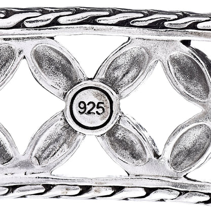 John Hardy Sterling Silver 18K Yellow Gold Kawung Cuff Bracelet 5 of 5