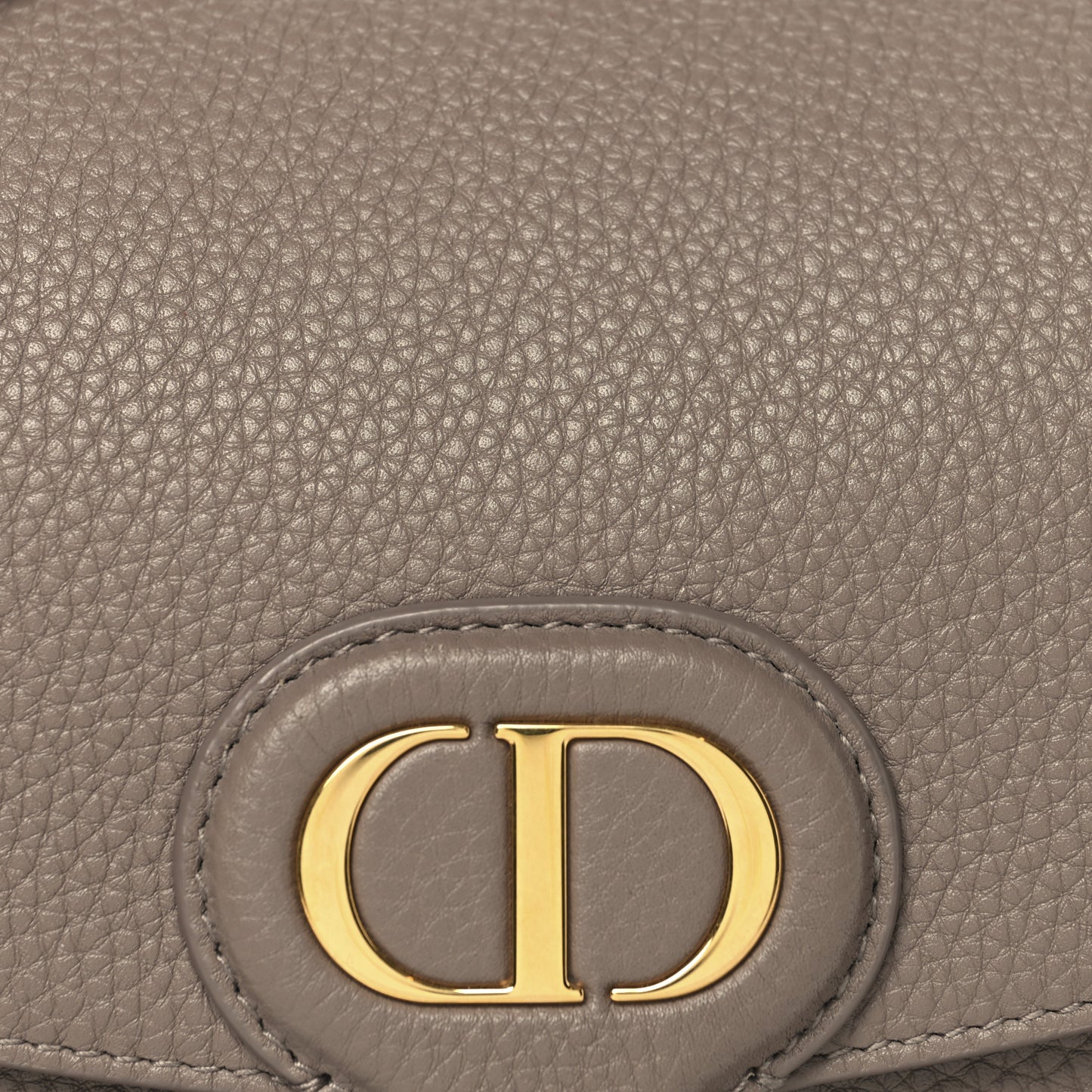 Grained Calfskin Medium Bobby Flap Taupe