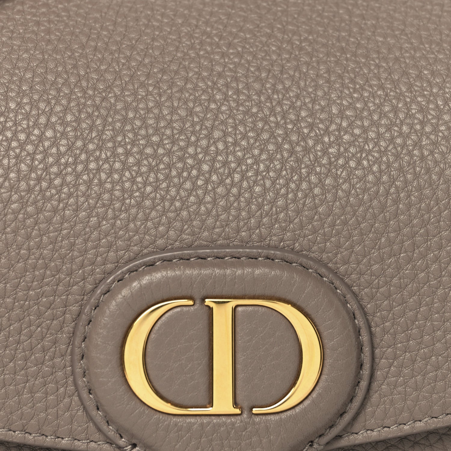 Christian Dior Grained Calfskin Medium Bobby Flap Taupe 7 of 9