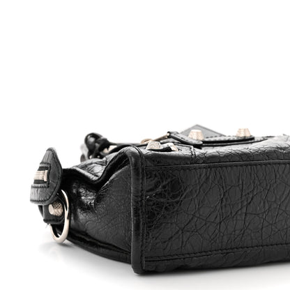 Balenciaga Agneau Giant 12 Silver Hardware Mini City Black 10 of 13
