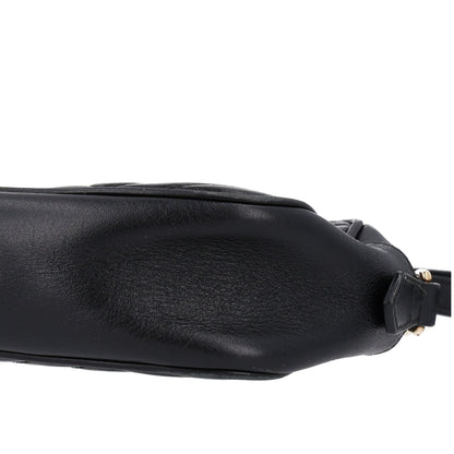 Gucci Calfskin Matelasse Small GG Marmont Chain Shoulder Bag Black 10 of 10