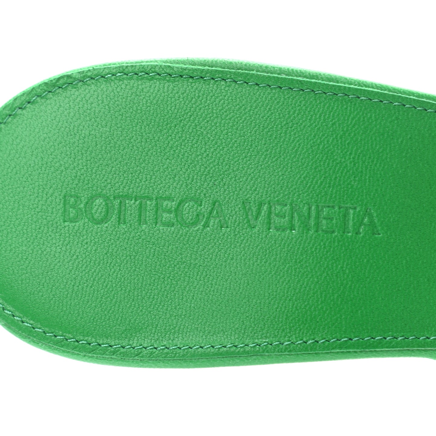 Nappa Maxi Intrecciato Lido 90mm Mule Sandals 39.5 Grass