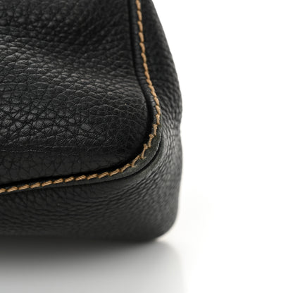 Chanel Grained Calfskin Tassel Shoulder Bag Black 12 of 13