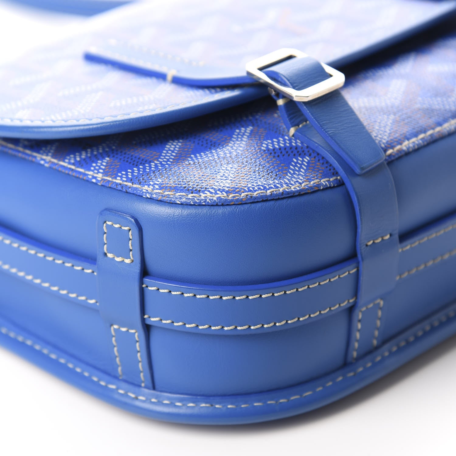 Goyard Goyardine Belvedere PM Messenger Bag Sky Blue 6 of 9