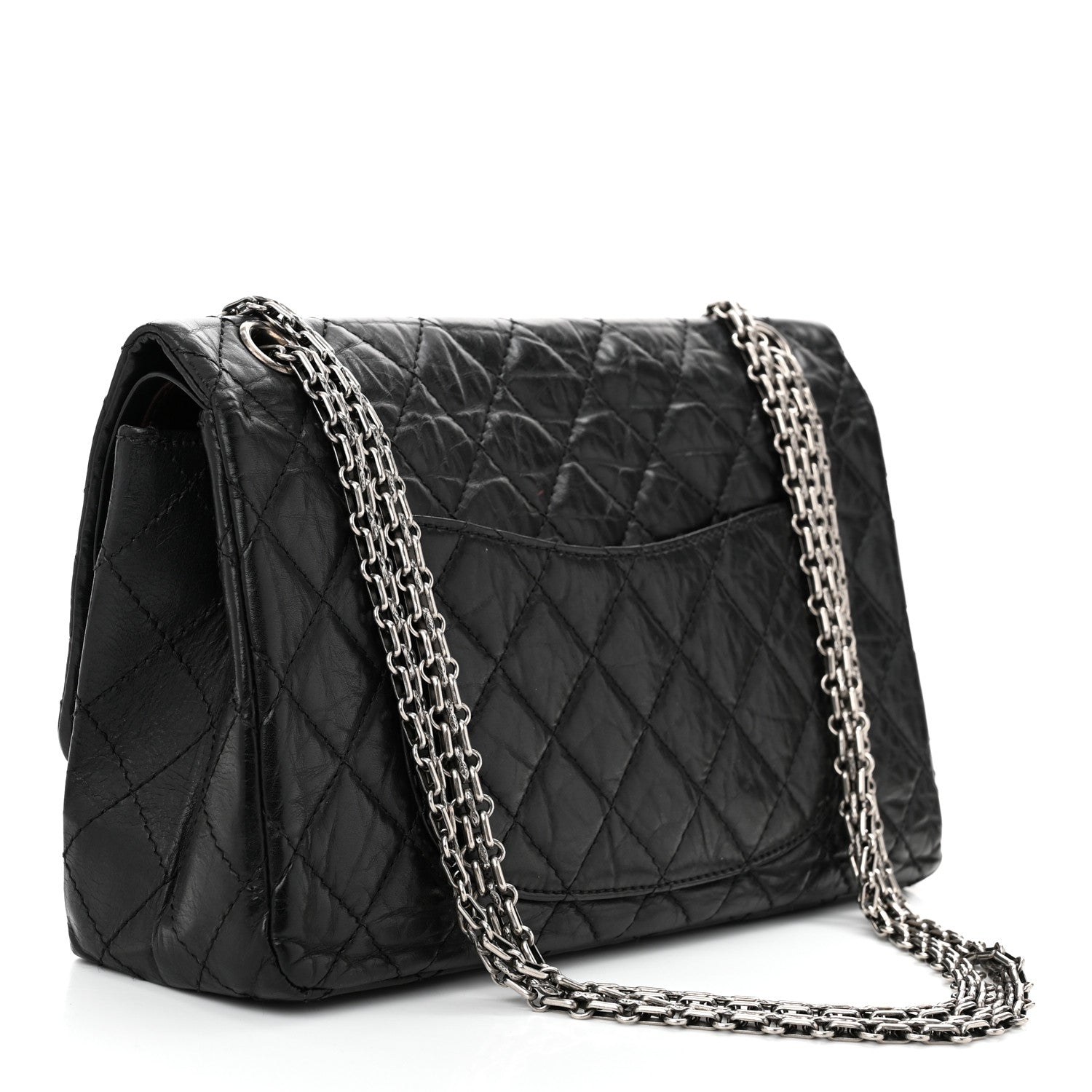 Chanel Aged Calfskin Quilted 2.55 Reissue 226 Flap Black 3 of 10