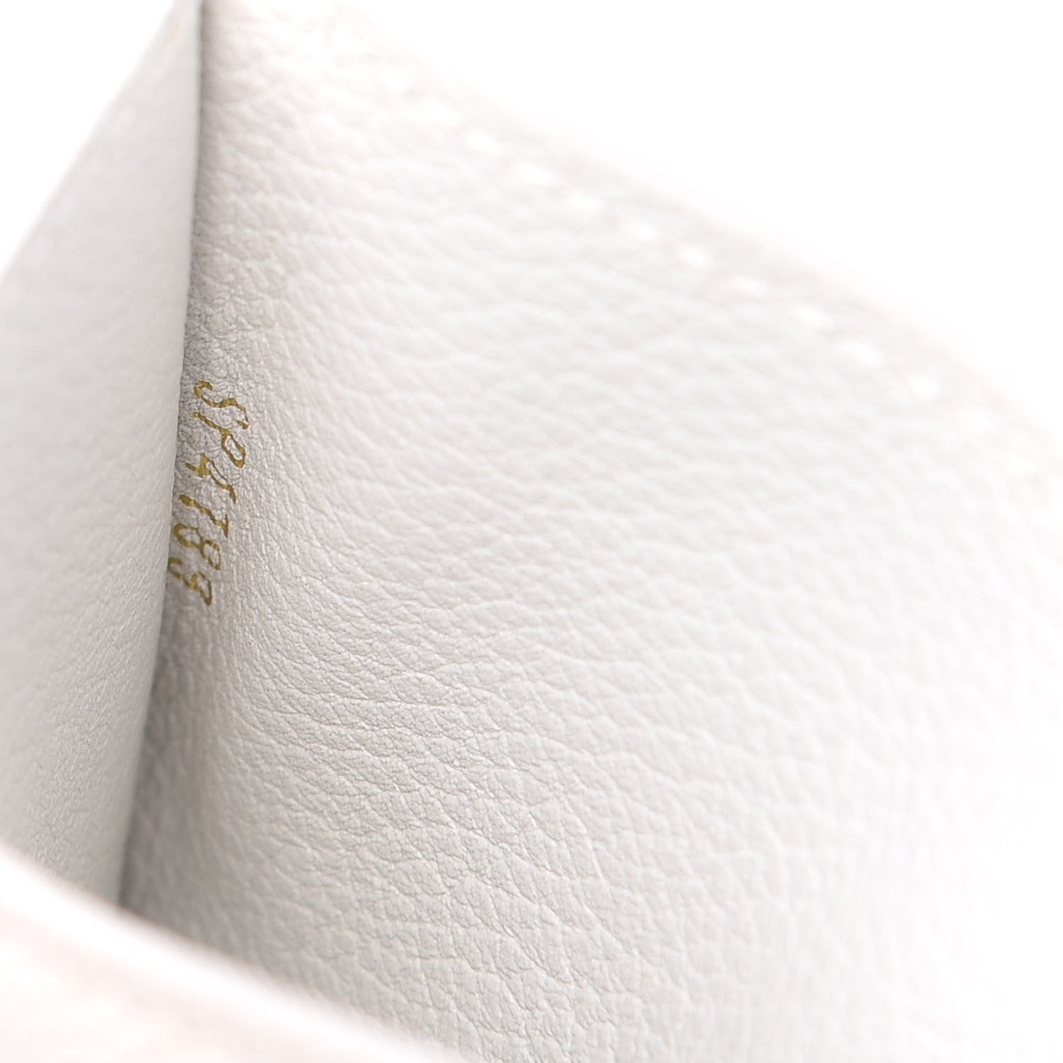 Louis Vuitton Calfskin Lockme Card Holder White 7 of 8