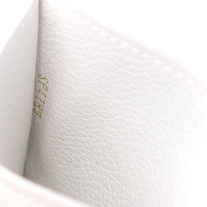 Louis Vuitton Calfskin Lockme Card Holder White 7 of 8