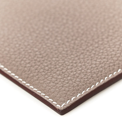 Hermes Togo Backpocket Pouch 25 Etoupe 9 of 10