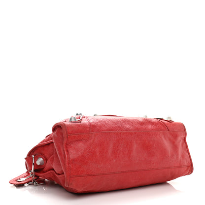 Balenciaga Agneau Giant 21 Silver Hardware City Rouge Coquelicot 4 of 21