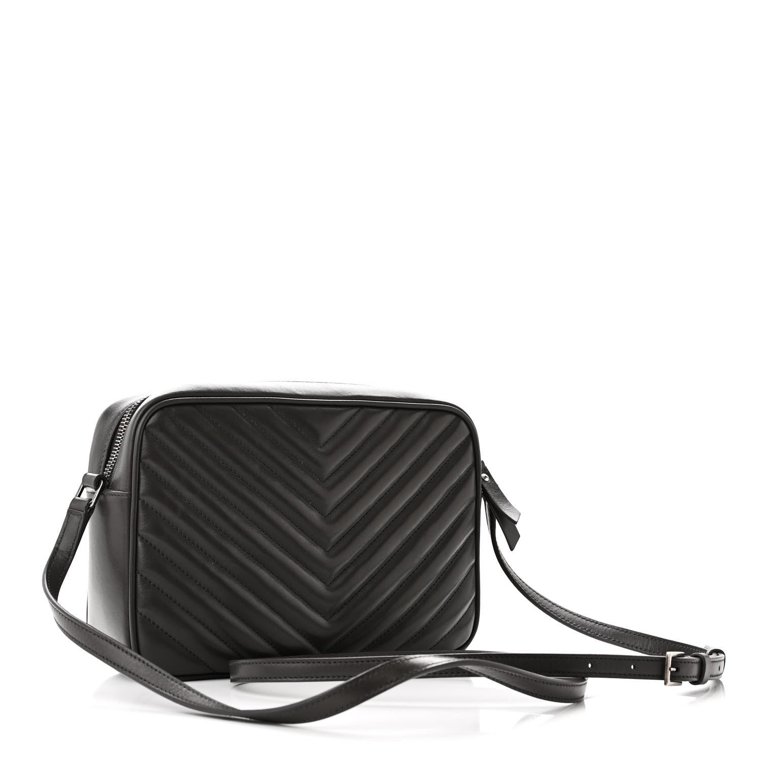 Saint Laurent Calfskin Matelasse Monogram Lou Camera Bag 3 of 10