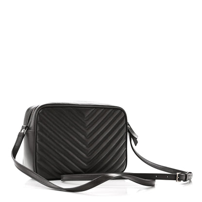 Saint Laurent Calfskin Matelasse Monogram Lou Camera Bag 3 of 10
