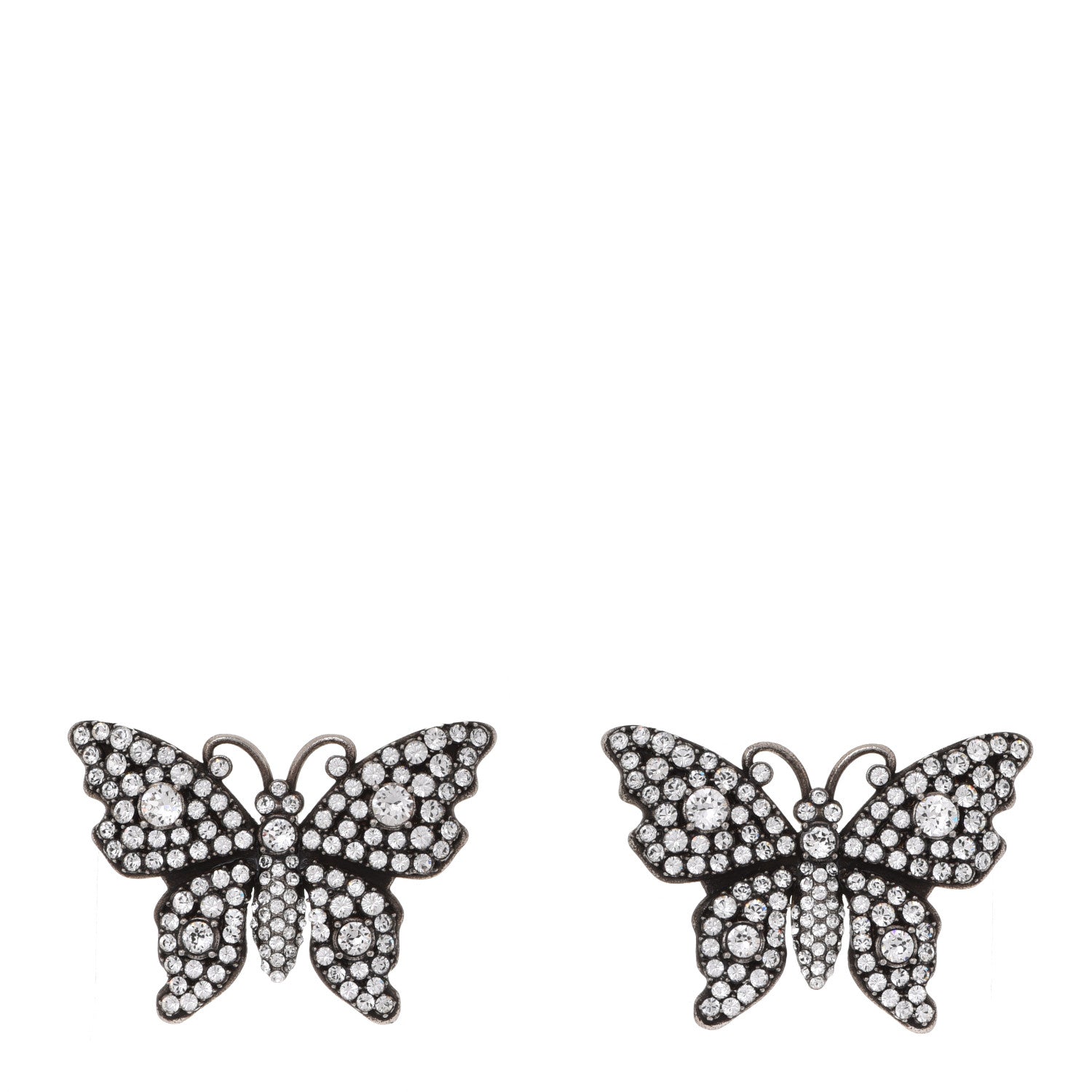 Gucci Crystal Butterfly Stud Earrings 1 of 4