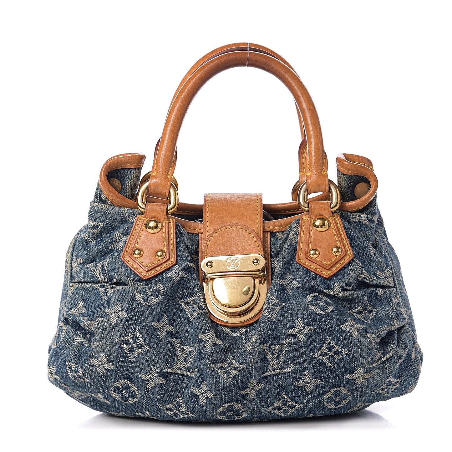 Monogram Denim Pleaty Blue