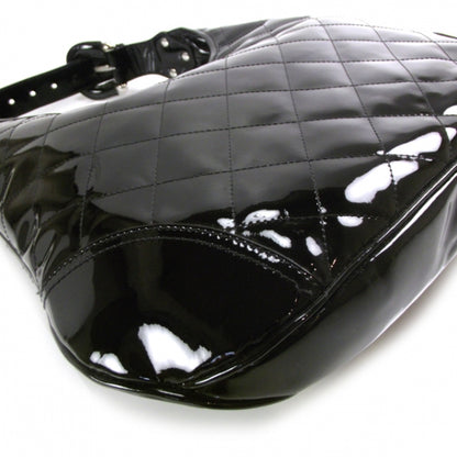 Burberry Patent Quilted Brook Hobo Black 5 of 10