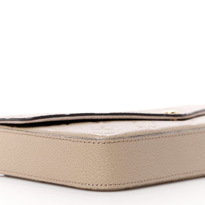 Louis Vuitton Empreinte Pochette Felicie Chain Wallet Tourterelle 13 of 14
