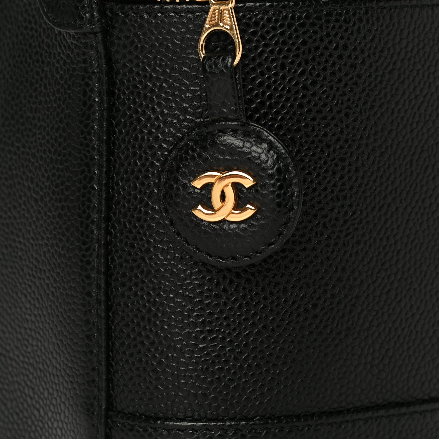 Chanel Caviar Vanity Cosmetic Case Black 12 of 12