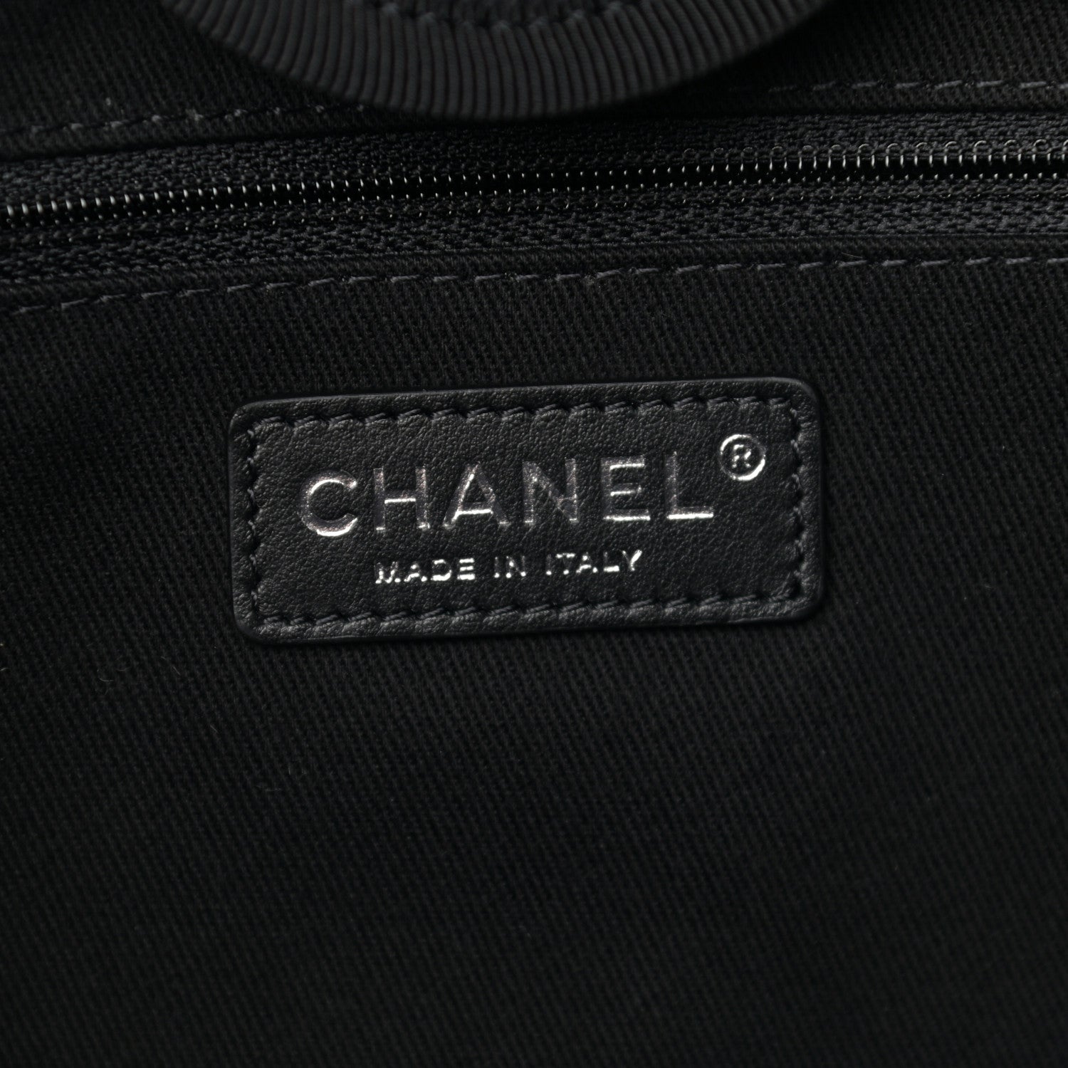 Chanel Canvas Medium Deauville Tote Black 9 of 11