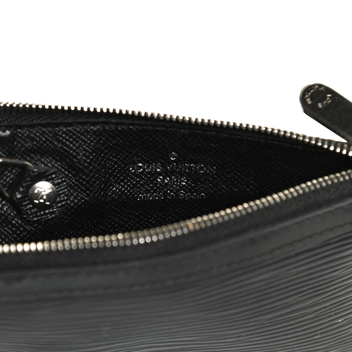 Louis Vuitton Epi Key Pouch Black 6 of 9