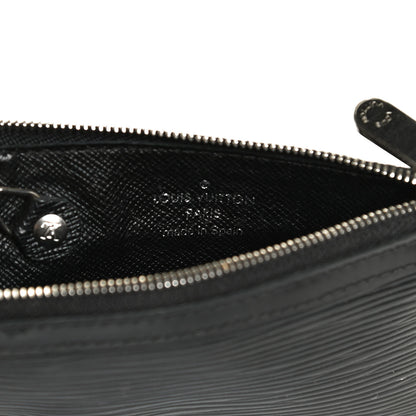 Louis Vuitton Epi Key Pouch Black 6 of 9