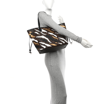 Louis Vuitton x LoL Monogram Neverfull MM Gold Silver 2 of 12