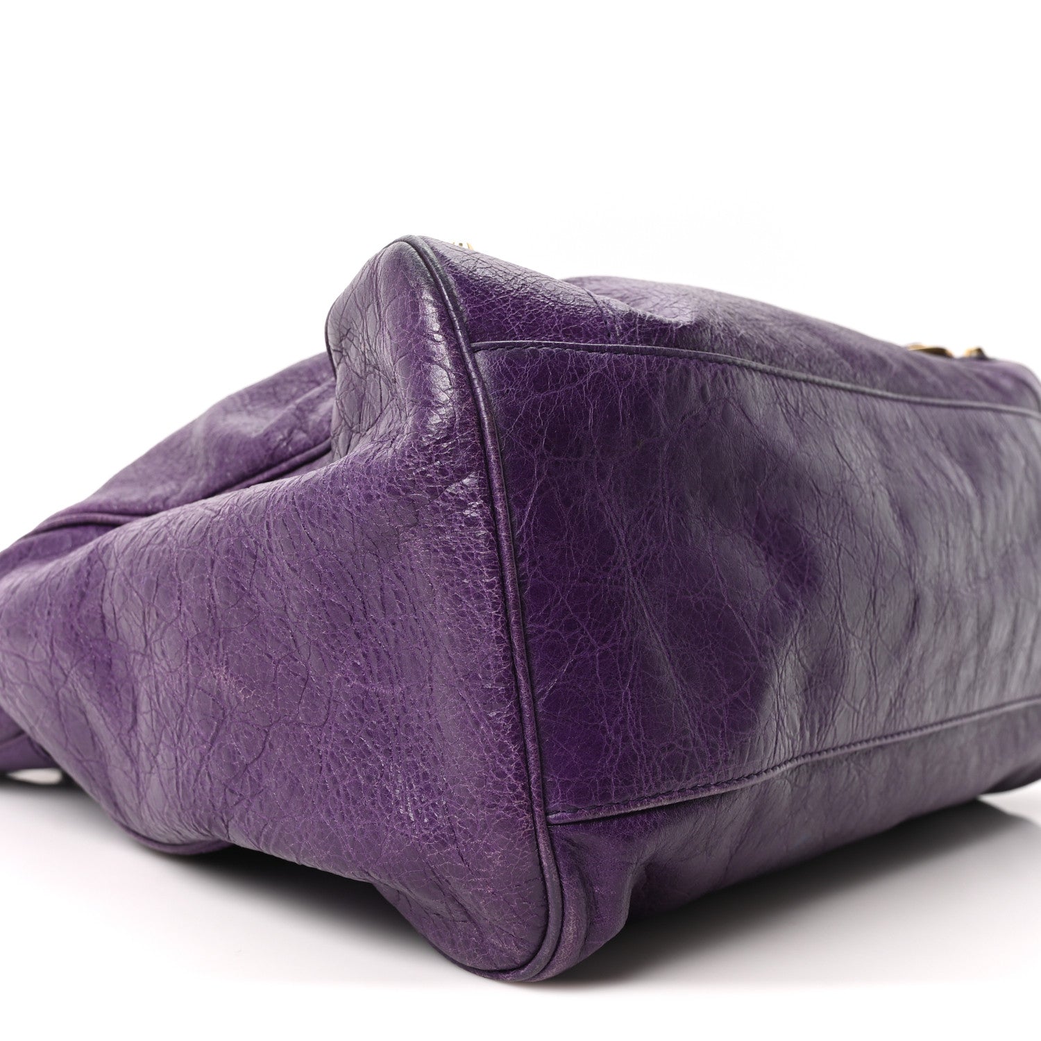 Balenciaga Agneau Classic Gold Hardware Velo Dark Violet 9 of 10