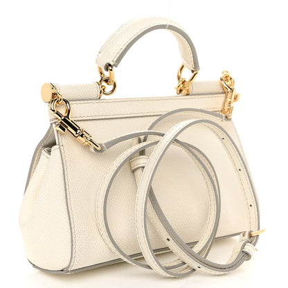 Dolce & Gabbana DOLCE GABBANA Dauphine Mini Miss Sicily Bag White 3 of 9