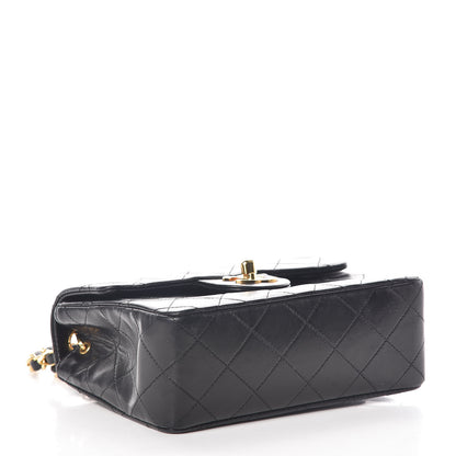 Chanel Lambskin Quilted Mini Square Flap Black 4 of 11