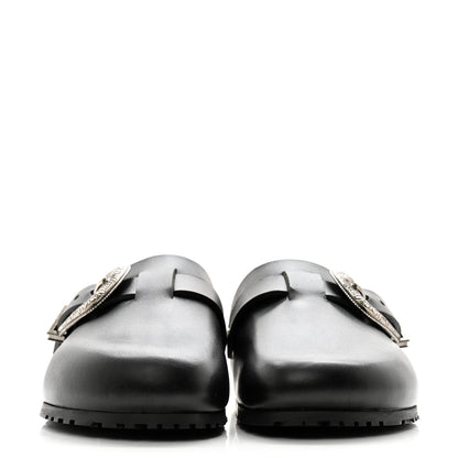 Saint Laurent Calfskin Buckle Jimmy Clog 38.5 Black 2 of 11