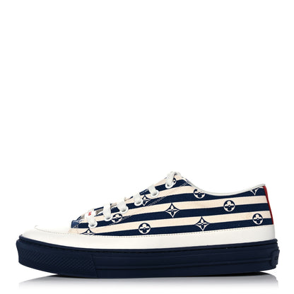 Louis Vuitton Canvas Escale Stellar Sneakers 37.5 Blue 1 of 7