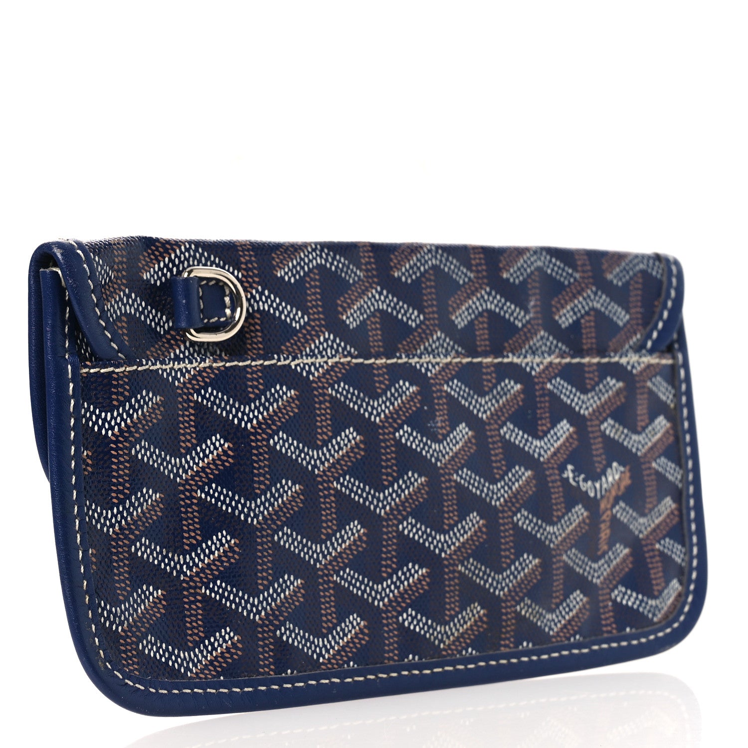 Goyard Goyardine Pouch Navy 3 of 10