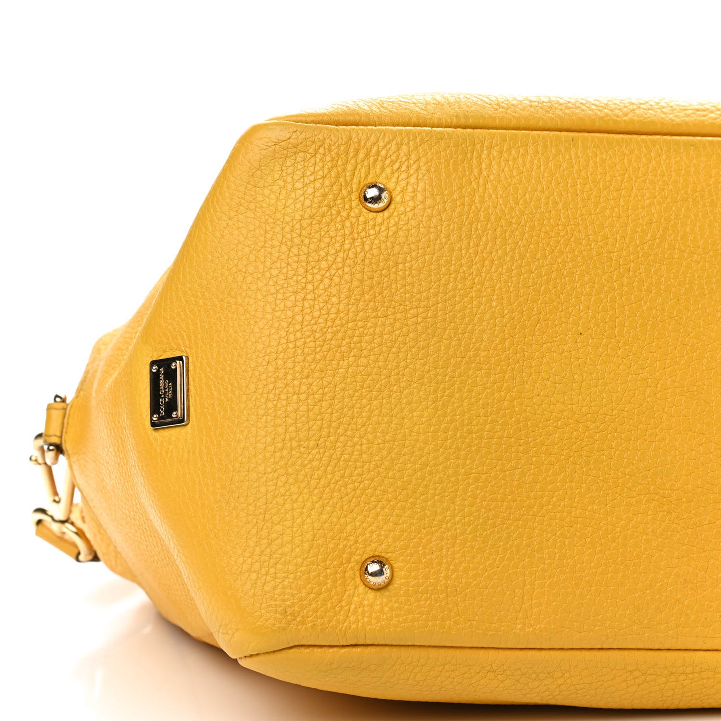 Calfskin Large Miss Sicily Satchel Yellow