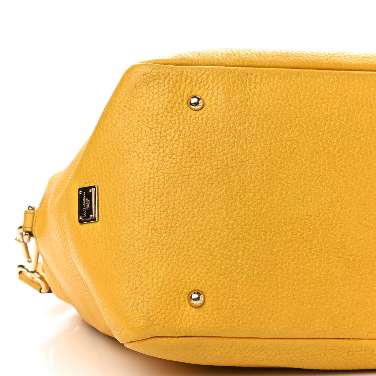 Dolce & Gabbana Calfskin Large Miss Sicily Satchel Yellow 7 of 16
