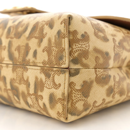 Celine Canvas Leopard Print Medium Victoire Bag 10 of 10