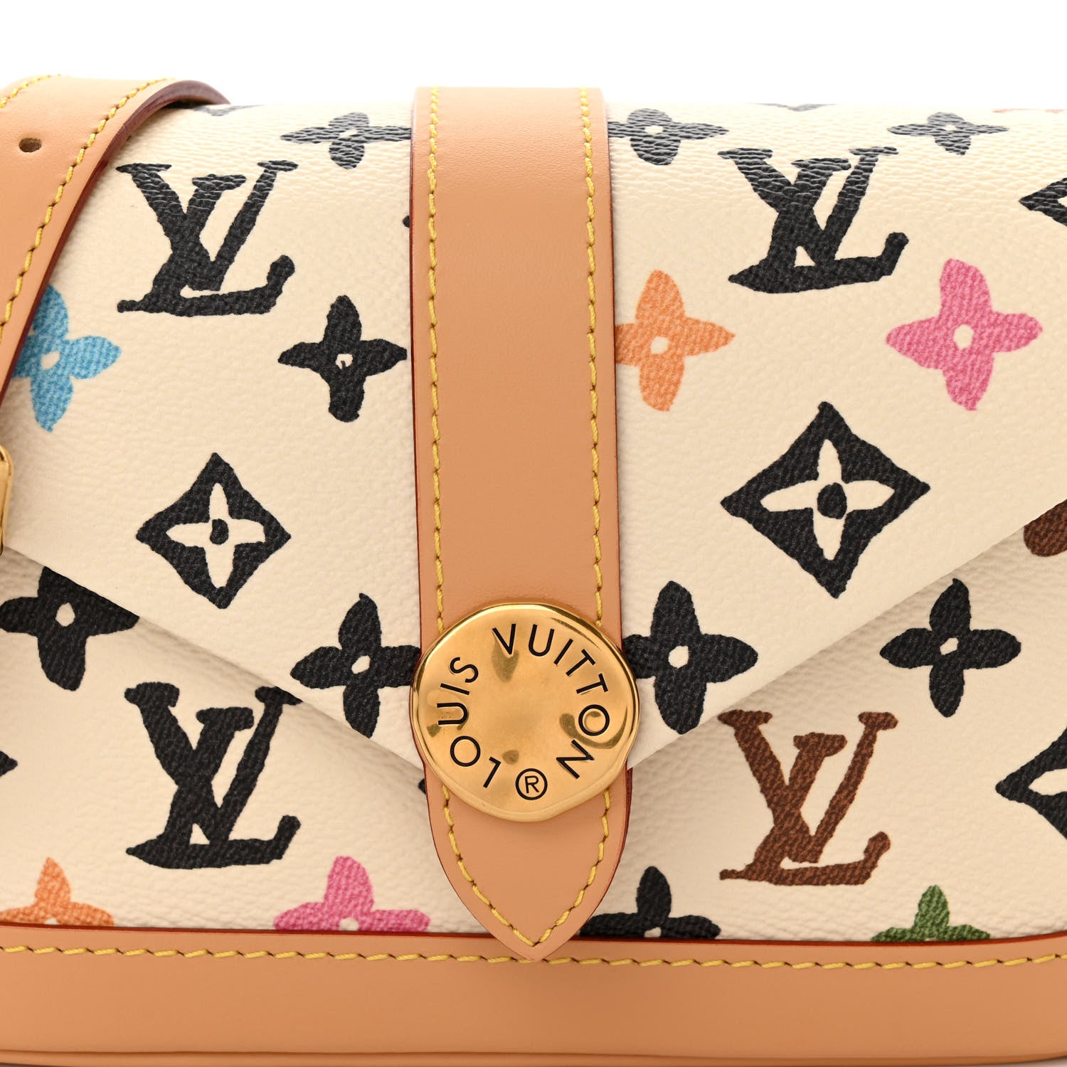 Louis Vuitton X TYLER THE CREATOR Monogram Craggy Envelope Wearable Wallet Vanilla 7 of 9
